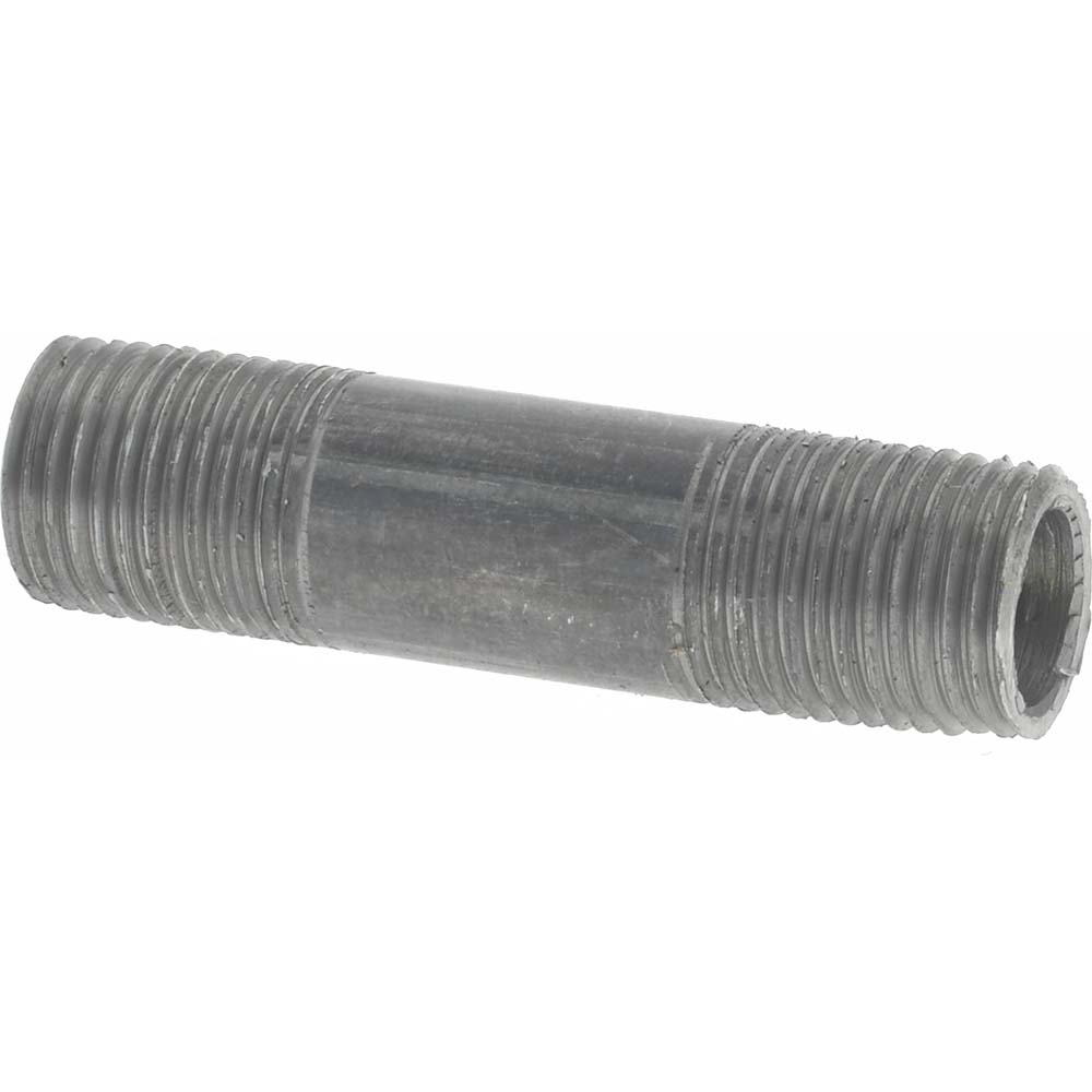 Value Collection Black Pipe Nipple: 1/2" Dia x 5" Long, Schedule 40 - MSCNB04050