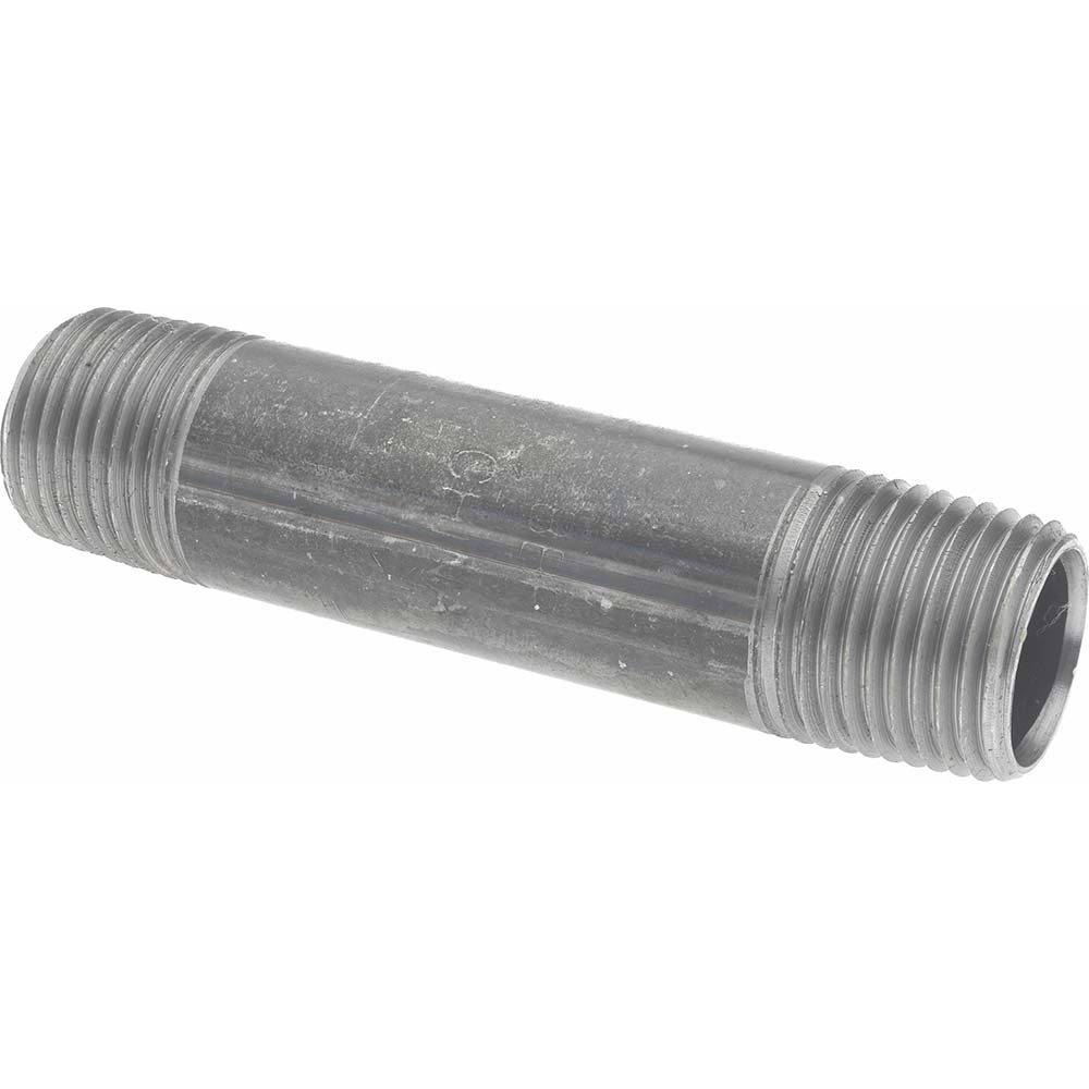 Value Collection Black Pipe Nipple: 1/2" Dia x 5" Long, Schedule 40 - MSCNB04050