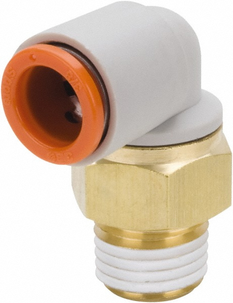 Legris Push-to-Connect Push-to-Connect Fitting: Bulkhead, NPT, 1/4" OD - 3036 56 11