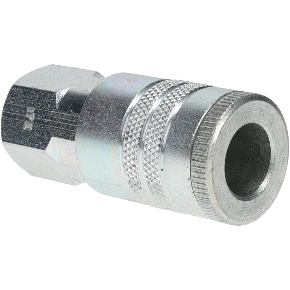Parker Pneumatic Hose Coupling: 1/2-14, 3/8" Body Dia, Tru-Flate Automotive Interchange - 15F