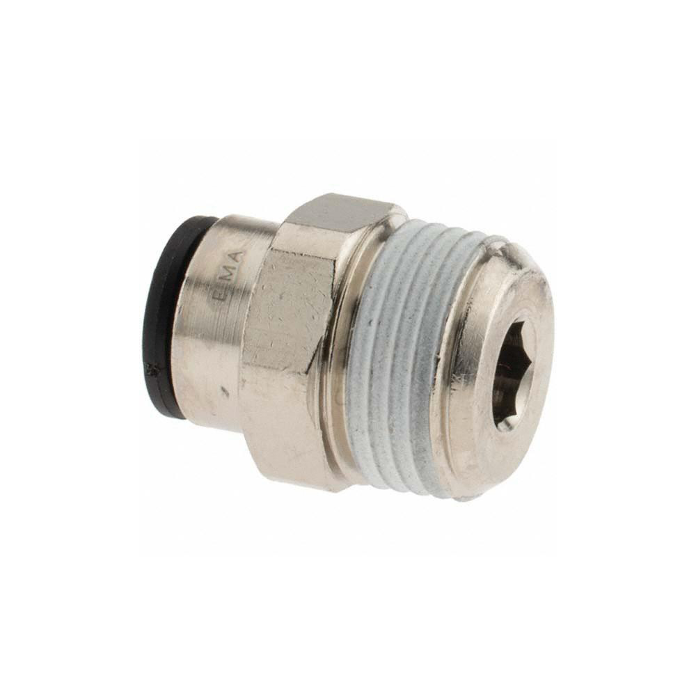 Parker Push-to-Connect Tube x Male BSPT Fitting: Connector, BSPT, 5/16" OD - KP23902