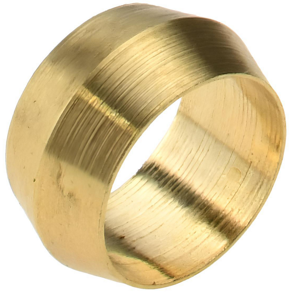 CerroBrass Compression Tube Sleeve: 9/16-24, 3/8" Tube OD, Compression - 18005