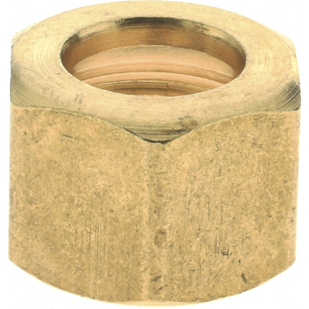 CerroBrass Compression Tube Sleeve: 9/16-24, 3/8" Tube OD, Compression - 18005