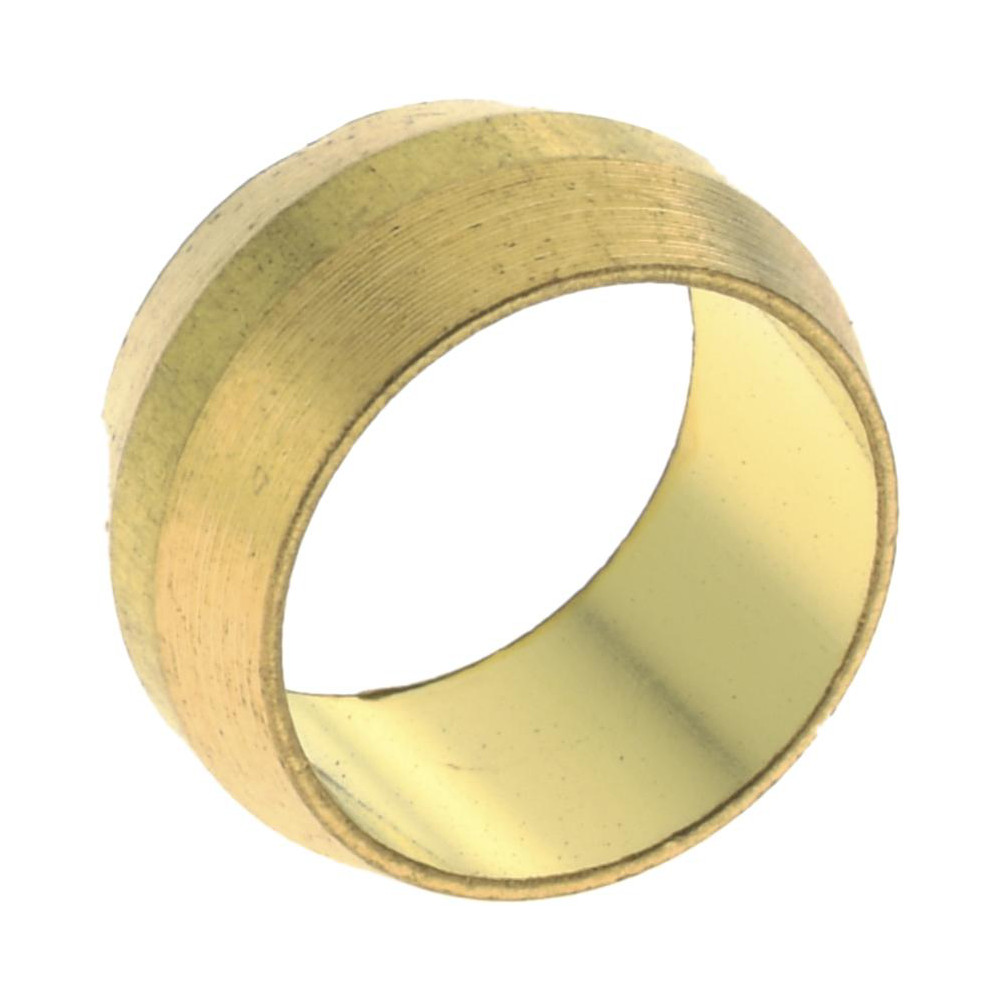 CerroBrass Compression Tube Sleeve: 9/16-24, 3/8" Tube OD, Compression - 18005