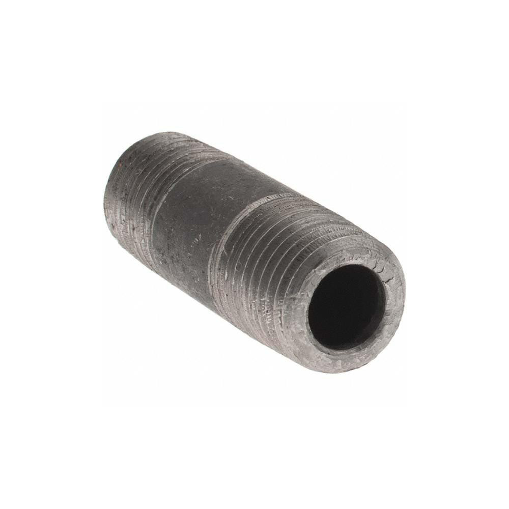 Value Collection Black Pipe Nipple: 1/4" Dia x 1-1/2" Long, Schedule 80 - BD-13630