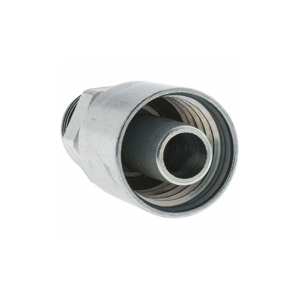 Parker Hydraulic Hose Male SAE 37 ° JIC Rigid Fitting: 0.625" ID, 10 mm, 1-1/16-12 - KP81294