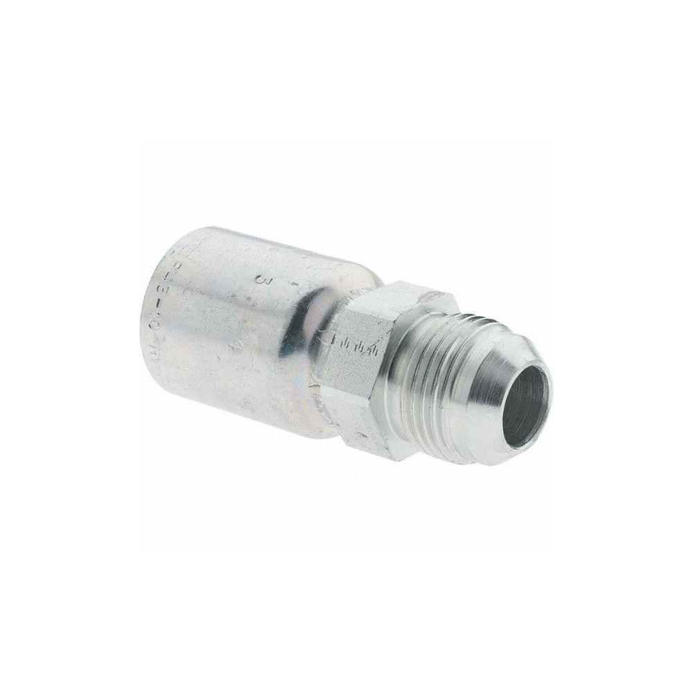Parker Hydraulic Hose Male SAE 37 ° JIC Rigid Fitting: 0.625" ID, 10 mm, 1-1/16-12 - KP81294