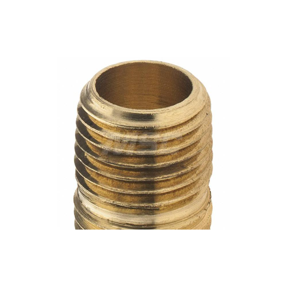 Parker Industrial Pipe Close Nipple: 1/4" Male Thread, MNPTF - 11096
