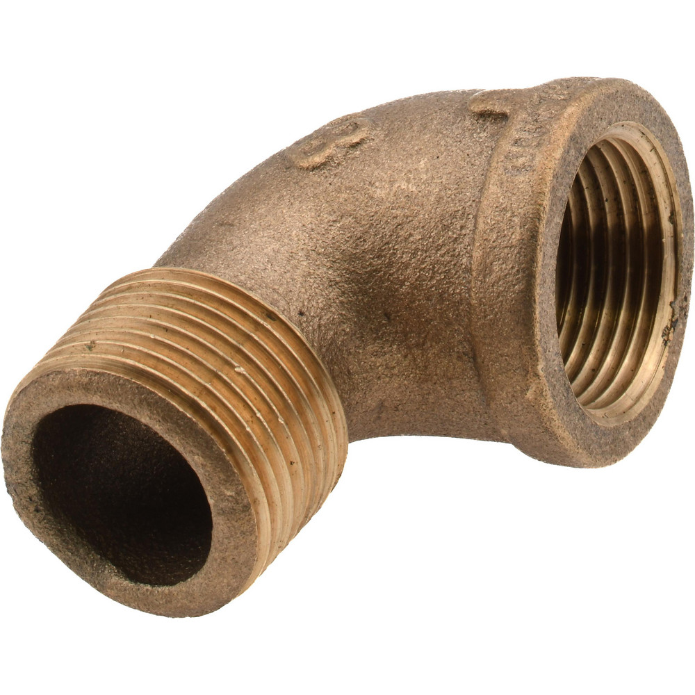 Merit Brass Brass Pipe 90 ° Street Elbow: 1" Fitting, FBSPT x MBSPT, Class 125 - XB103-16