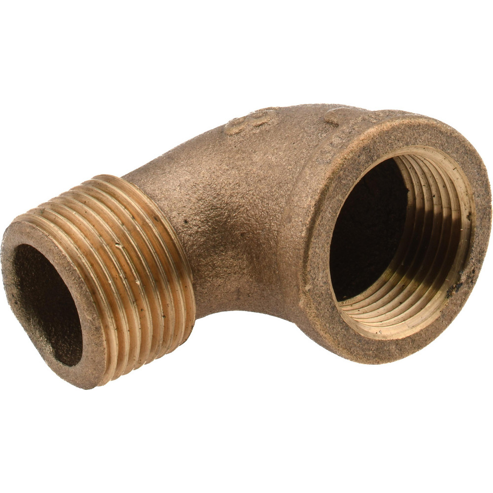 Merit Brass Brass Pipe 90 ° Street Elbow: 1" Fitting, FBSPT x MBSPT, Class 125 - XB103-16