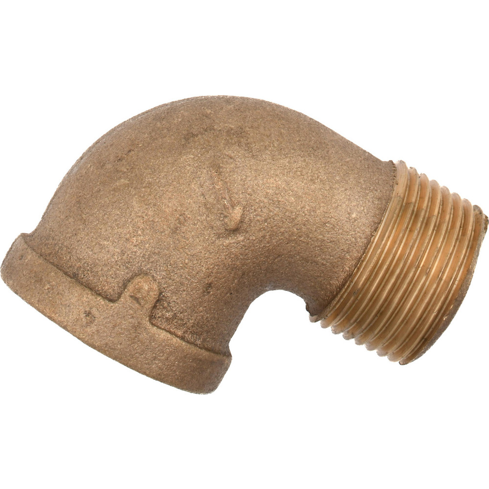 Merit Brass Brass Pipe 90 ° Street Elbow: 1" Fitting, FBSPT x MBSPT, Class 125 - XB103-16