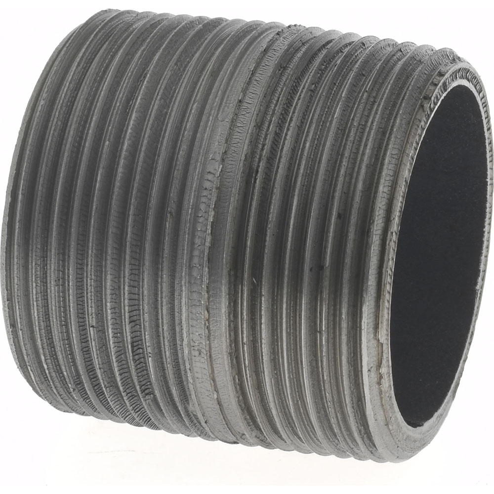 Value Collection Black Pipe Nipple: 1-1/2" Dia x 1-3/4" Long, Schedule 40 - MSCNB08001