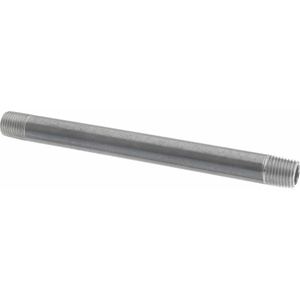 Value Collection Black Pipe Nipple: 1/2" Dia x 6" Long, Schedule 40 - MSCNB04060