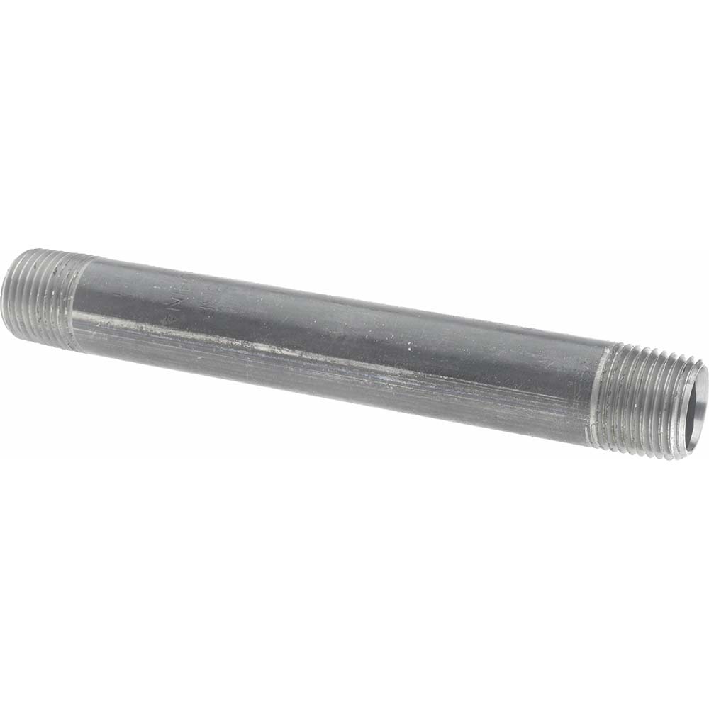 Value Collection Black Pipe Nipple: 1/2" Dia x 6" Long, Schedule 40 - MSCNB04060