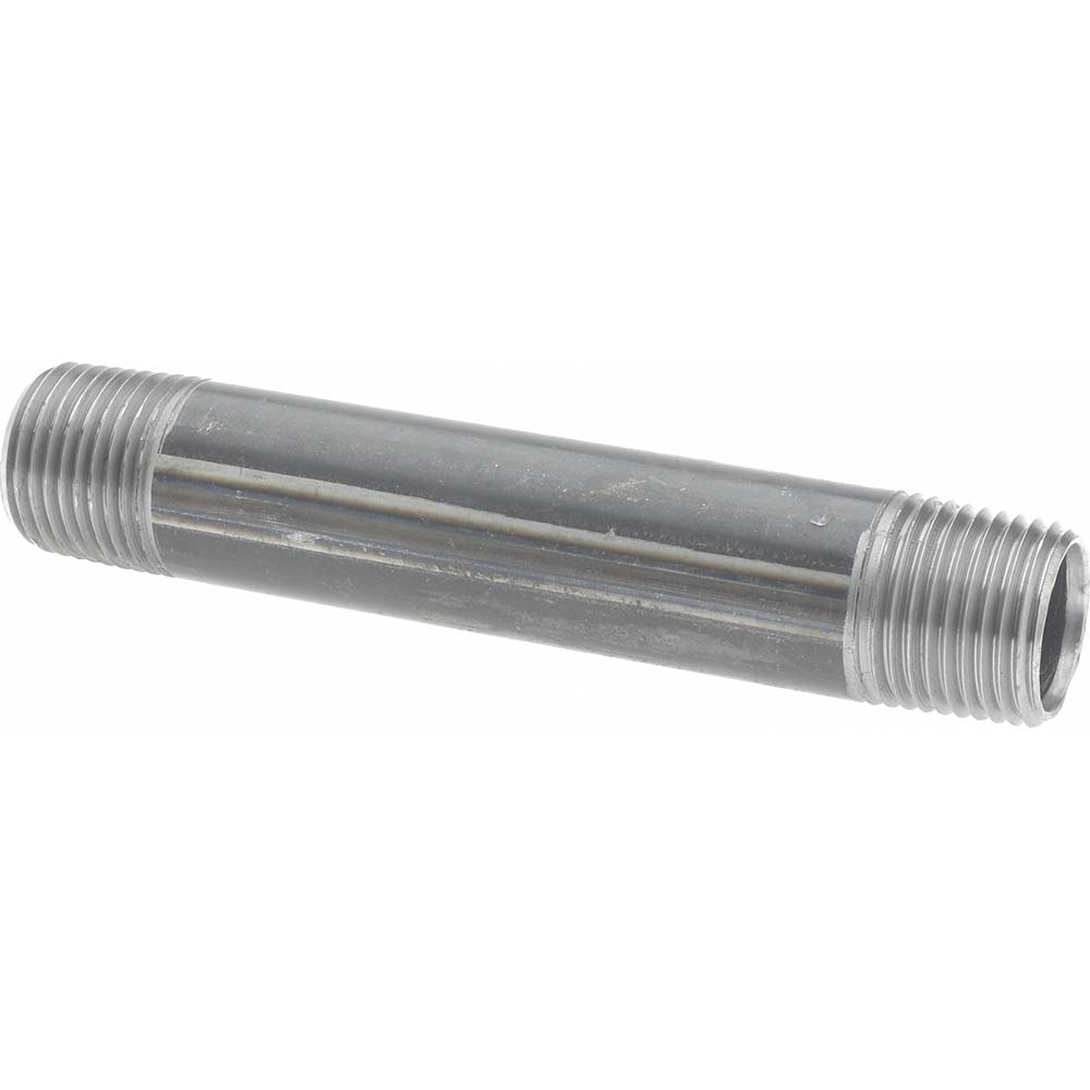 Value Collection Black Pipe Nipple: 1/2" Dia x 6" Long, Schedule 40 - MSCNB04060
