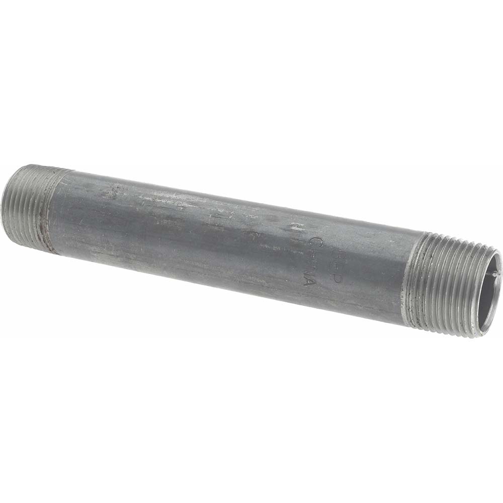 Value Collection Black Pipe Nipple: 1/2" Dia x 6" Long, Schedule 40 - MSCNB04060