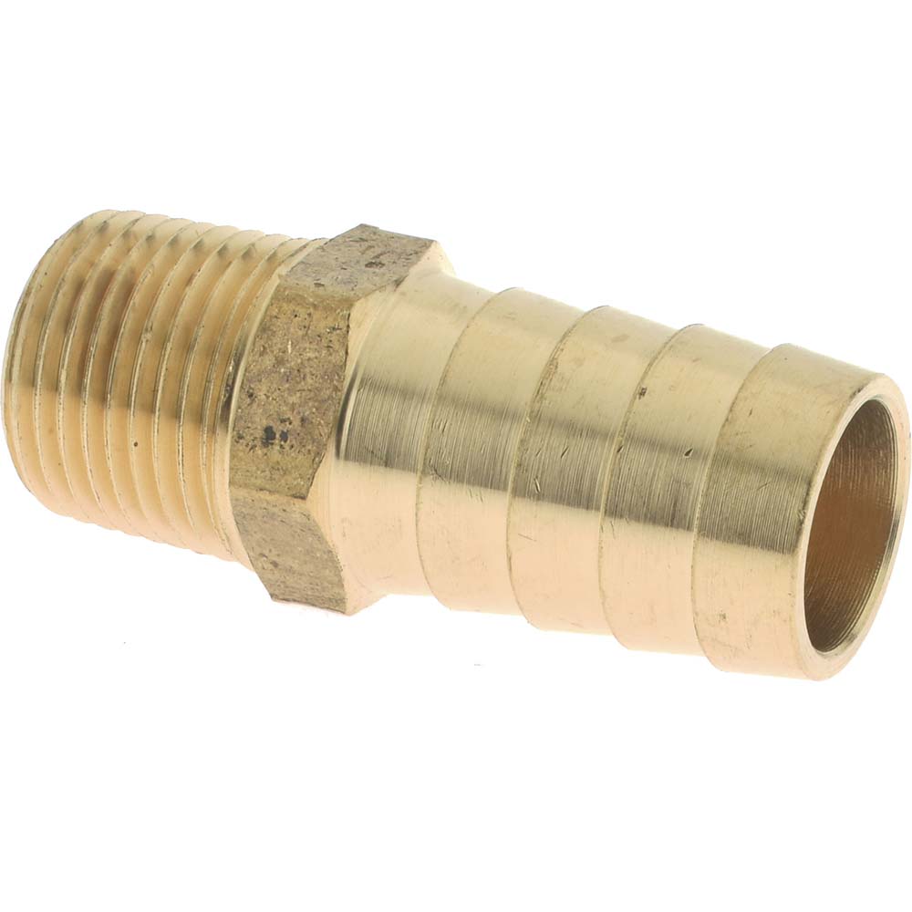 Parker Barbed Hose Fitting: 3/8" x 5/8" ID Hose, Elbow - 269HB-10-6