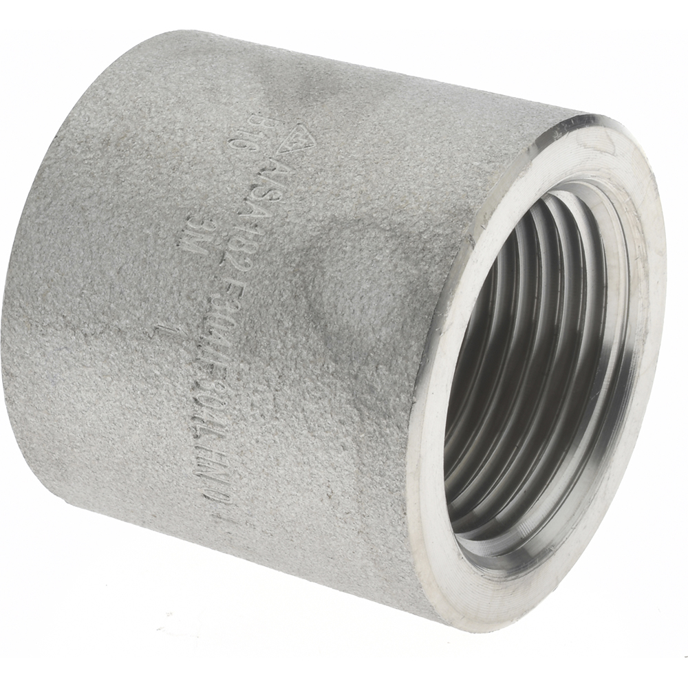 Merit Brass Pipe End Cap: 1", 304 & 304L Stainless Steel - 3416D-16