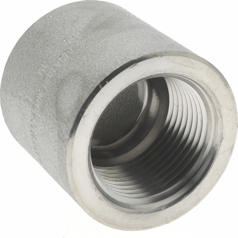 Merit Brass Pipe End Cap: 1", 304 & 304L Stainless Steel - 3416D-16
