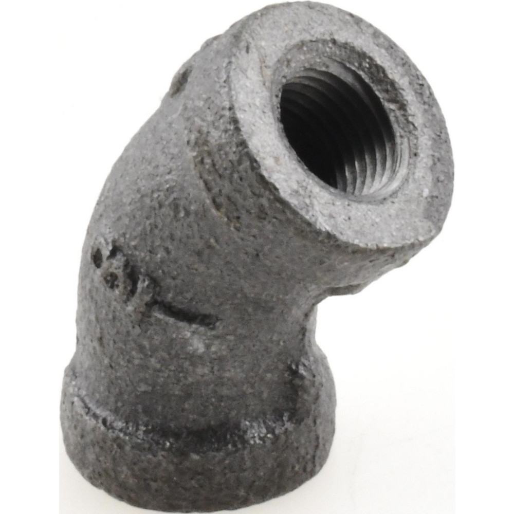 Merit Brass Pipe 45 deg Elbow: 1/2", 304 Stainless Steel - K402-08