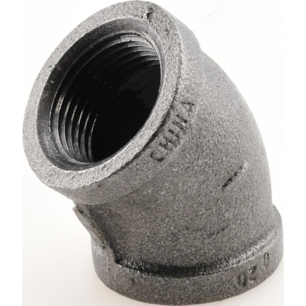 Merit Brass Pipe 45 deg Elbow: 1/2", 304 Stainless Steel - K402-08