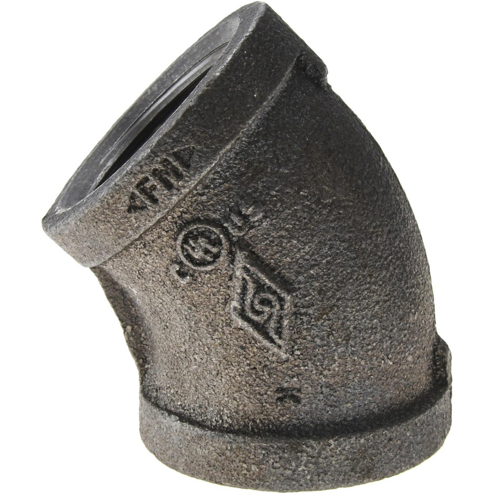 Merit Brass Pipe 45 deg Elbow: 1/2", 304 Stainless Steel - K402-08