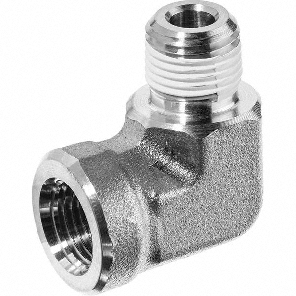 Ham-Let Pipe 90 deg Street Elbow: 1/4", 316 Stainless Steel - 3001123