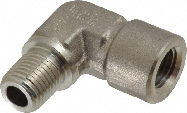 Ham-Let Pipe 90 deg Street Elbow: 1/4", 316 Stainless Steel - 3001123