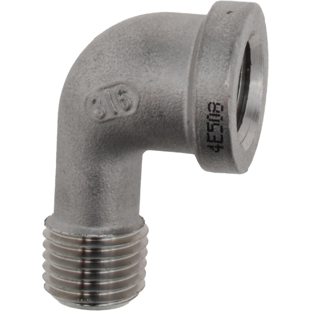 Ham-Let Pipe 90 deg Street Elbow: 1/4", 316 Stainless Steel - 3001123