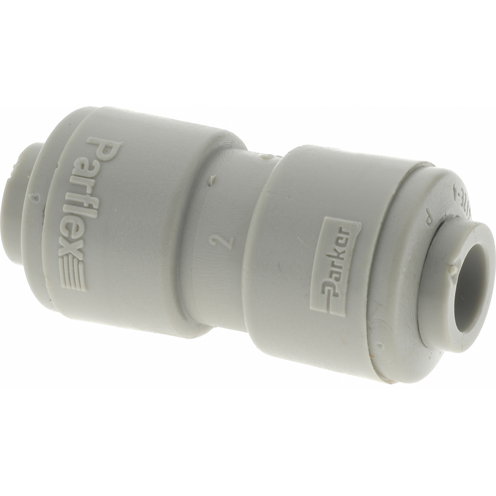 Parker Push-to-Connect Fitting: Male Elbow, NPTF, 1/4" OD - A4ME2-MG