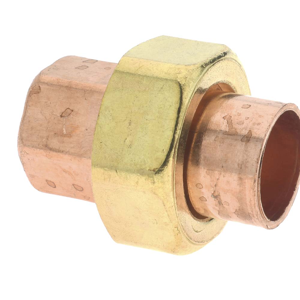 Mueller Industries Wrot Copper Pipe Tee: 3/8" Fitting, C x C x C, Solder Joint - W 04001