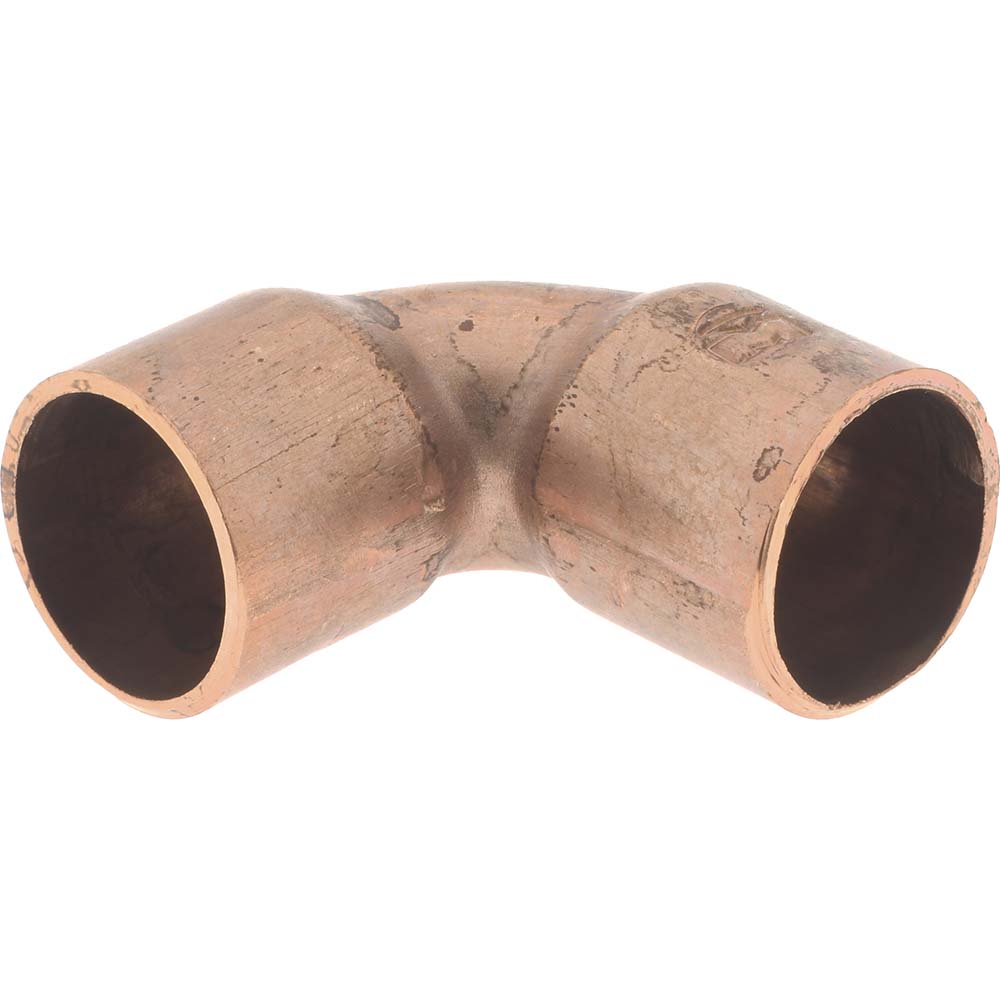 Mueller Industries Wrot Copper Pipe Tee: 3/8" Fitting, C x C x C, Solder Joint - W 04001