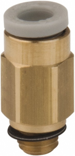 SMC PNEUMATICS Push-to-Connect Push-to-Connect Fitting: Branch Tee, M5x0.8 Thread, 4.00 mm OD - KQ2T04-M5A