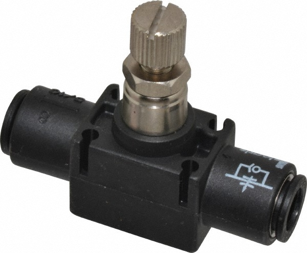 PRO-SOURCE Push-to-Connect Tube x Tube Fitting: 10.00 x 8.00 mm OD - 2555810863PRO