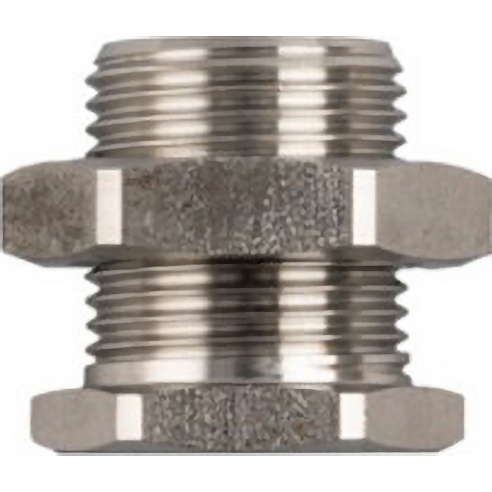 Legris Push-to-Connect Tube x Tube Fitting: Bulkhead Union, 1/2" OD - 3116 62 00