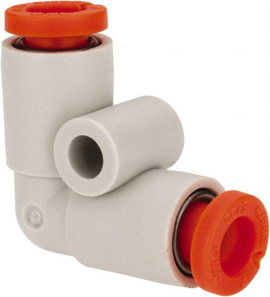 SMC PNEUMATICS Push-to-Connect Push-to-Connect Fitting: Y Connector, 3/16" OD - KQ2U05-00A