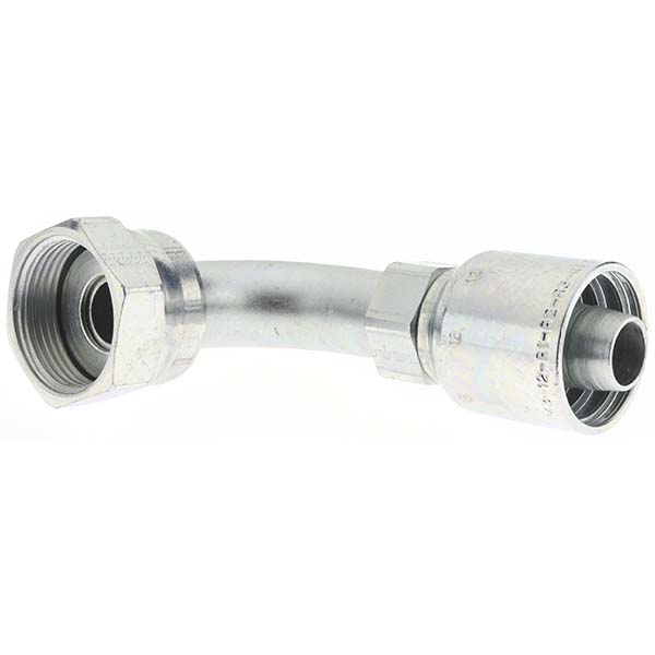 Parker Hydraulic Hose Female JIC 37 ° Swivel Fitting: 1" ID, 16 mm, 1" - 1J743-16-16