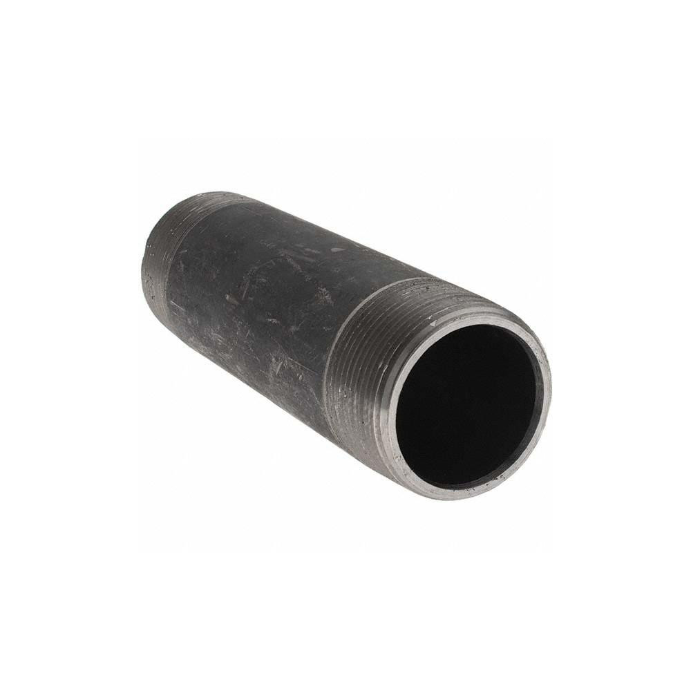 Value Collection Black Pipe Nipple: 1-1/2" Dia x 6" Long, Schedule 80 - BD-13698