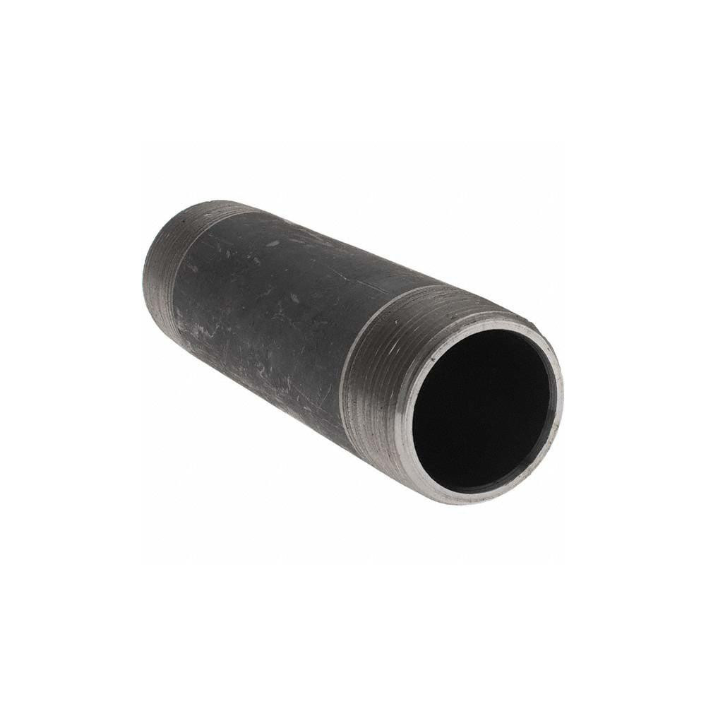 Value Collection Black Pipe Nipple: 1-1/2" Dia x 6" Long, Schedule 80 - BD-13698