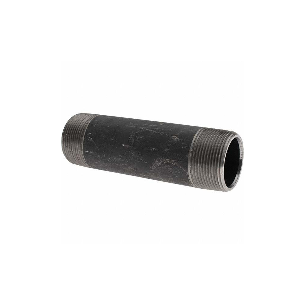 Value Collection Black Pipe Nipple: 1-1/2" Dia x 6" Long, Schedule 80 - BD-13698