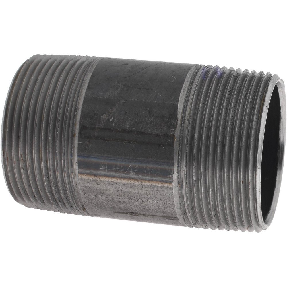 Value Collection Black Pipe Nipple: 1-1/2" Dia x 6" Long, Schedule 80 - BD-13698