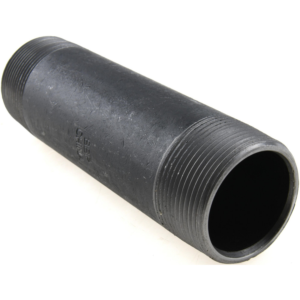 Value Collection Black Pipe Nipple: 1-1/2" Dia x 6" Long, Schedule 80 - BD-13698