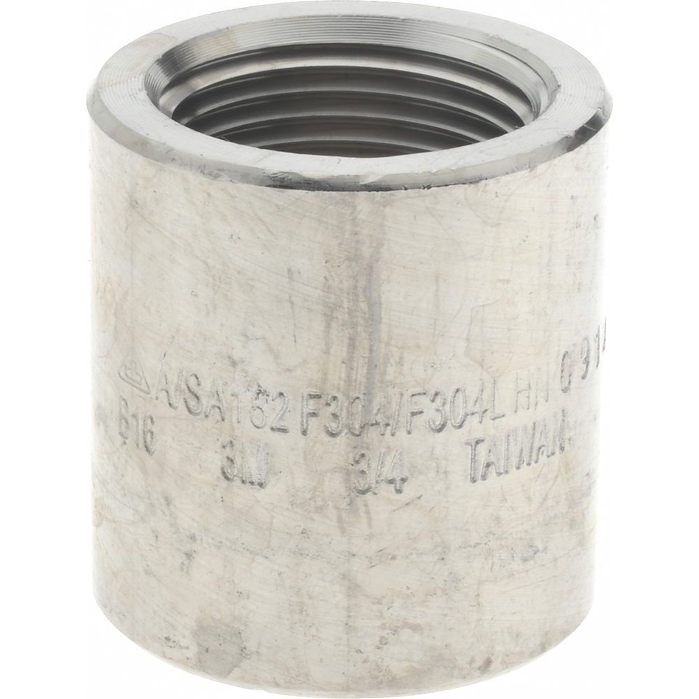 Merit Brass Pipe End Cap: 3/4", 304 & 304L Stainless Steel - 3416D-12