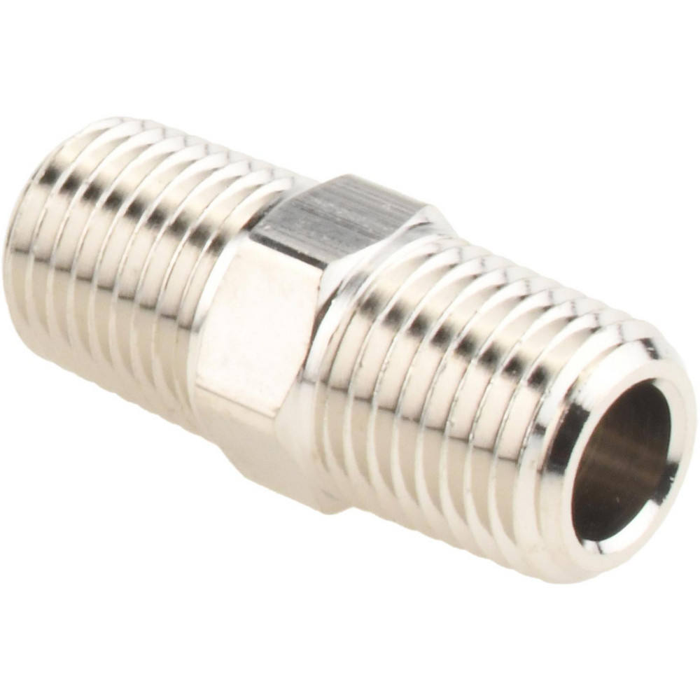 Merit Brass Brass Pipe Cross: 1/4" Fitting, Threaded, FNPT x FNPT x FNPT x FNPT, Class 125 - X110-04