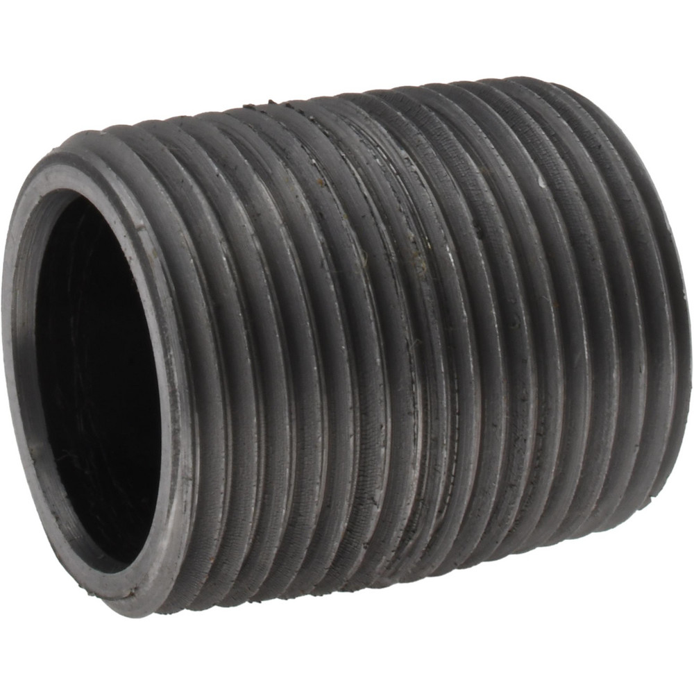 Value Collection Black Pipe Nipple: 1" Dia x 1-1/2" Long, Schedule 80 - XNB06001
