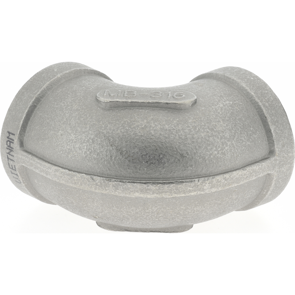 Merit Brass Pipe 90 deg Elbow: 3/4", 316 Stainless Steel - K601-12