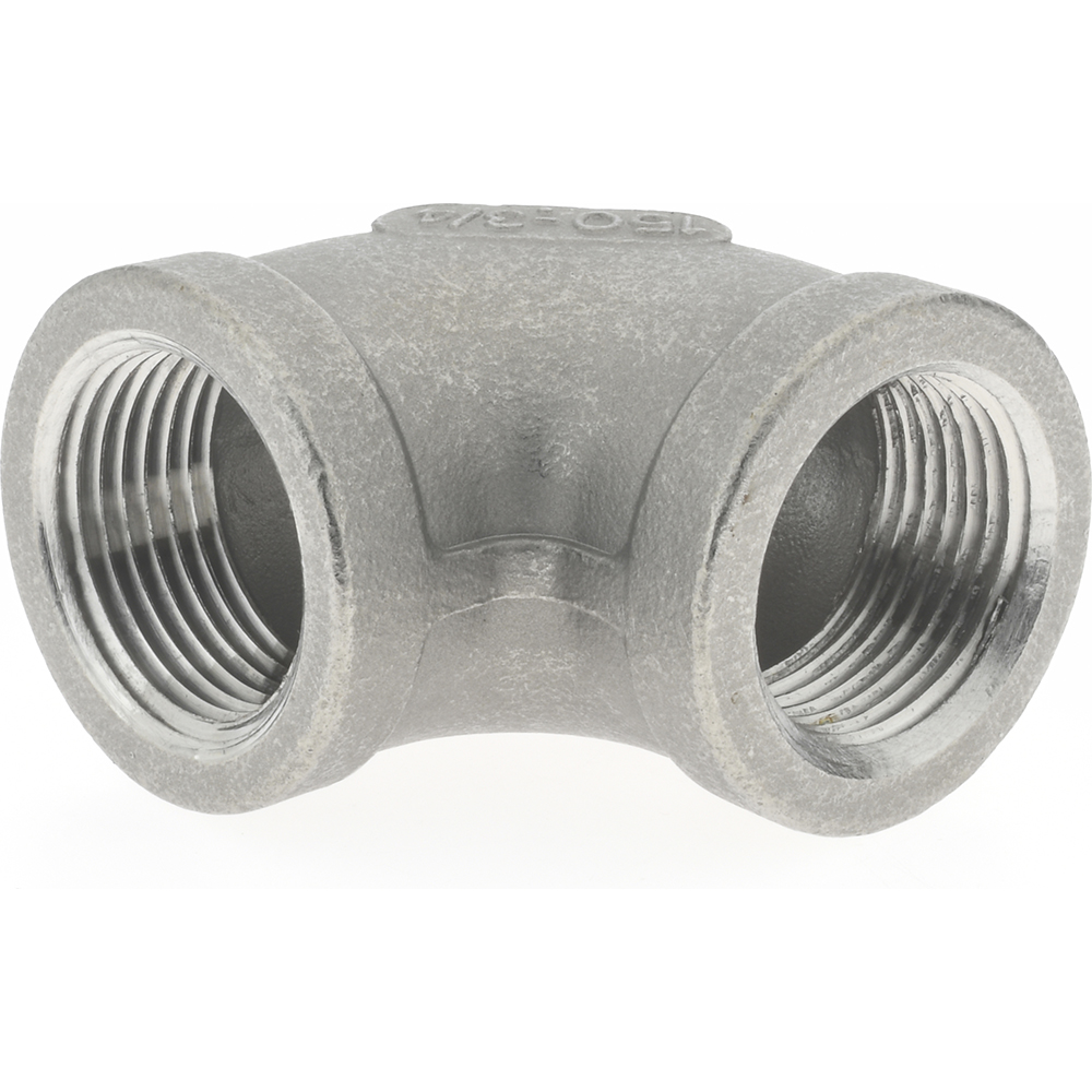 Merit Brass Pipe 90 deg Elbow: 3/4", 316 Stainless Steel - K601-12