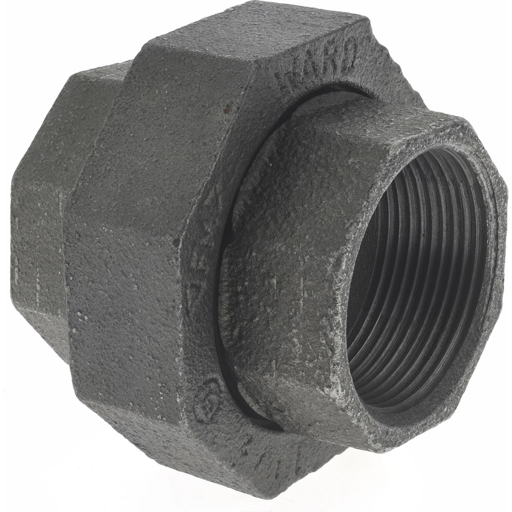 Value Collection Black Pipe Nipple: 1-1/2" Dia x 1-3/4" Long, Schedule 40 - NB08001