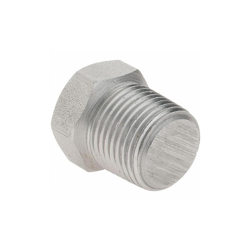 Value Collection Black Pipe Fittings: Hex Plug, 3/8", NPT, Forged Carbon Steel - -12147-2