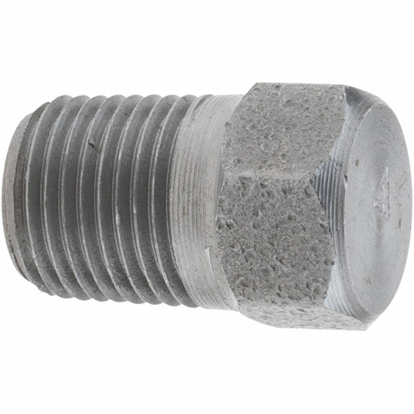 Value Collection Black Pipe Fittings: Hex Plug, 3/8", NPT, Forged Carbon Steel - -12147-2